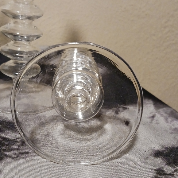 Bubble Glass Candle Holders 5pc - Picture 6 of 6